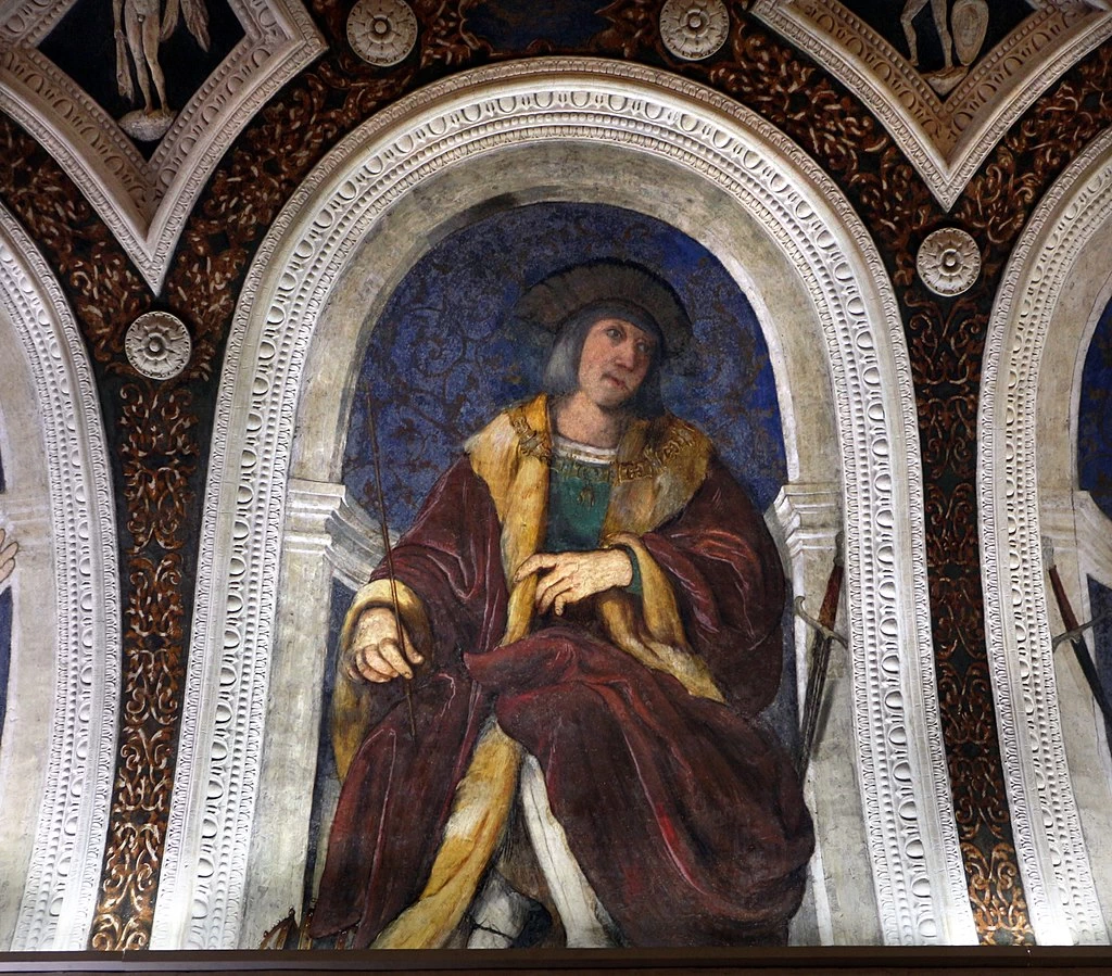 Il Romanino-63-Camera delle udienze-1-Castello di Belgioioso